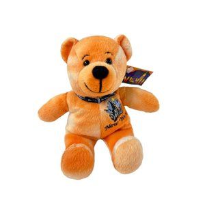 Symbolz The Big Apple Stuffed Animal Beanie Plush New York Orange Bear with Tag